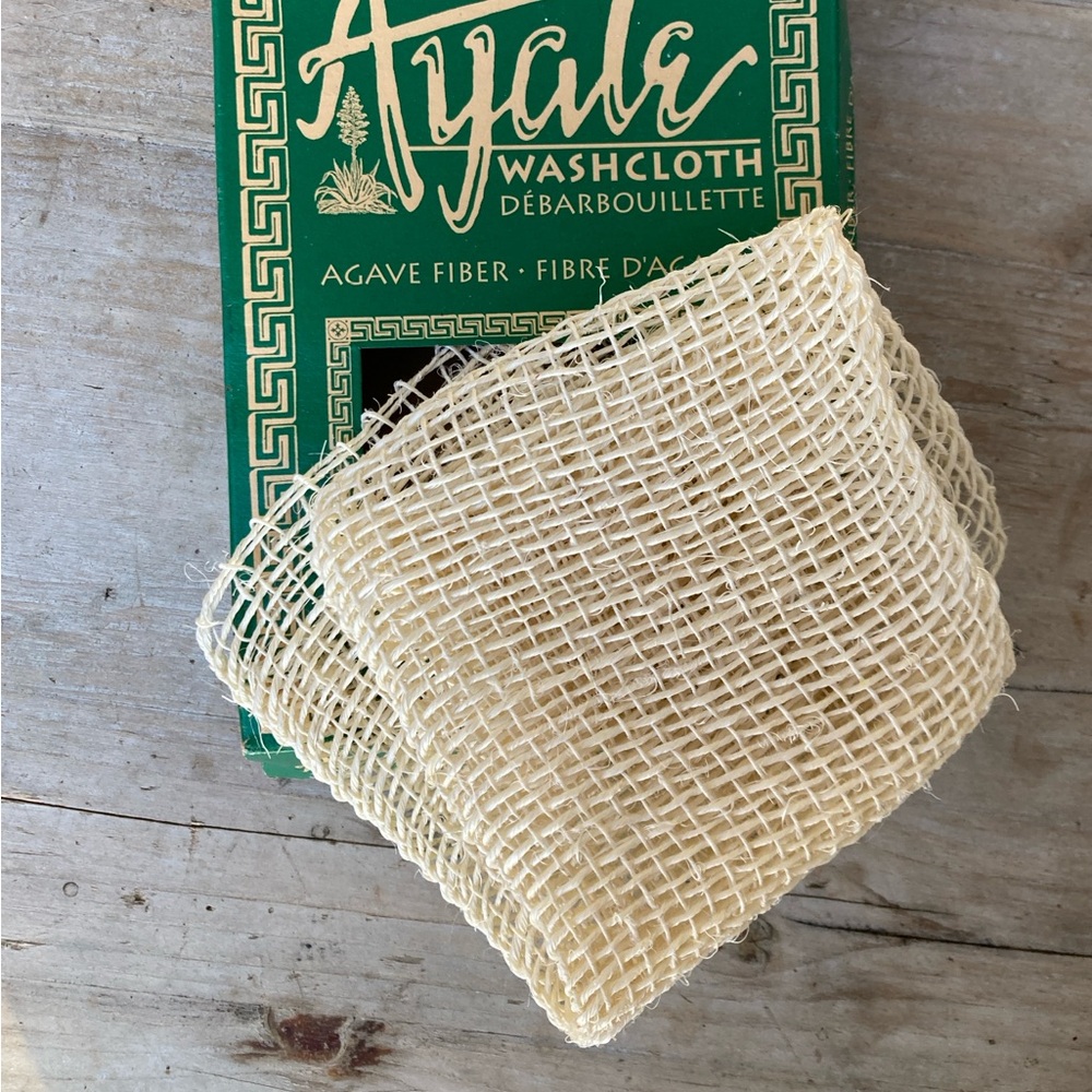 FLOWER VALLEY Washcloth AYATE Hand Woven Agave Fiber Exfoliating